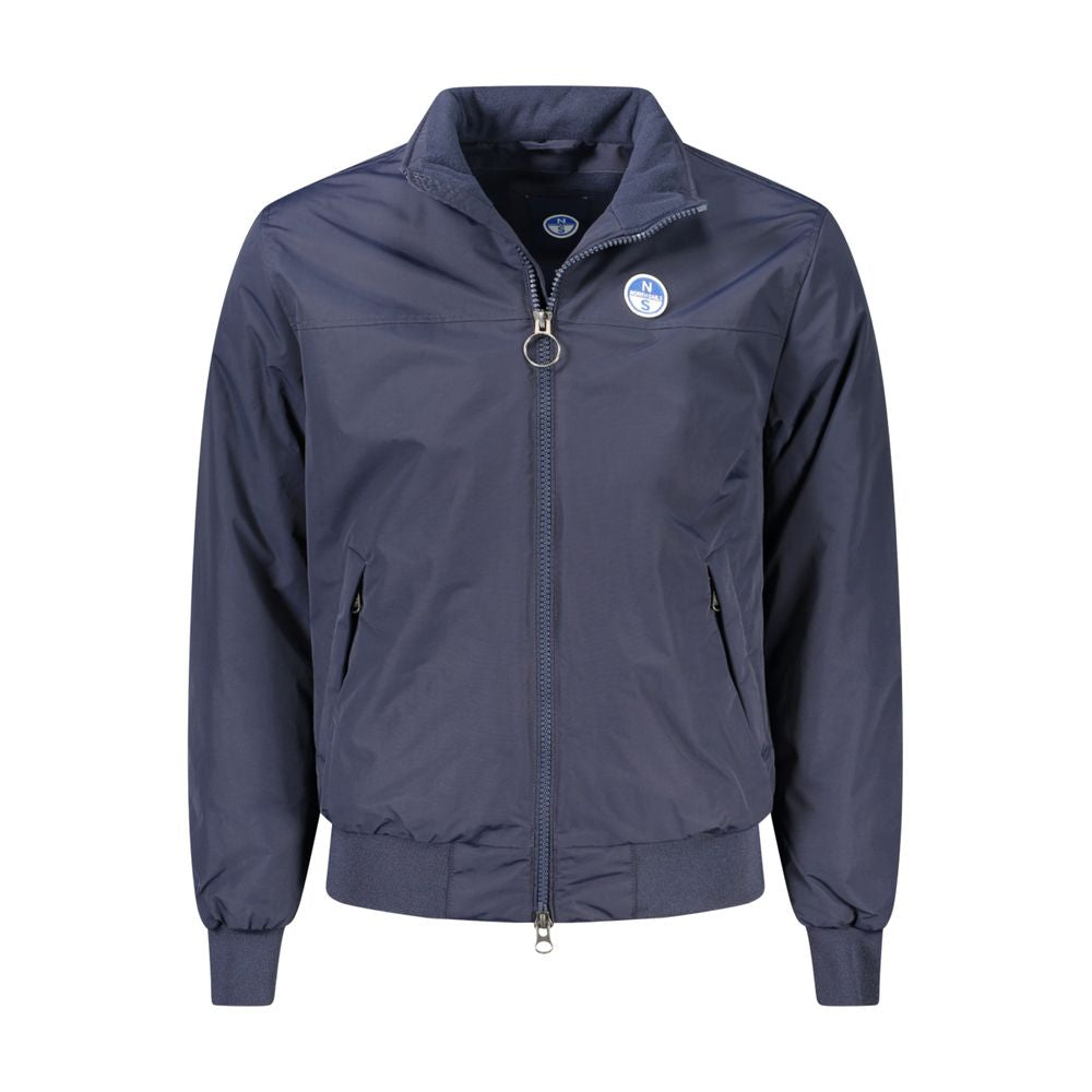 North Sails Blue Polyamide Men Jacket North Sails