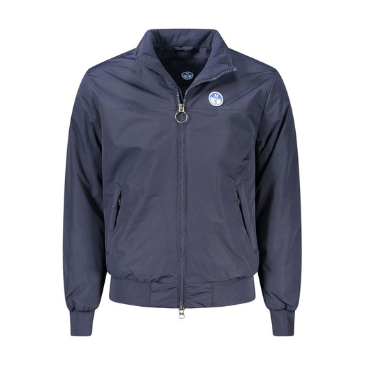 North Sails Blue Polyamide Men Jacket North Sails