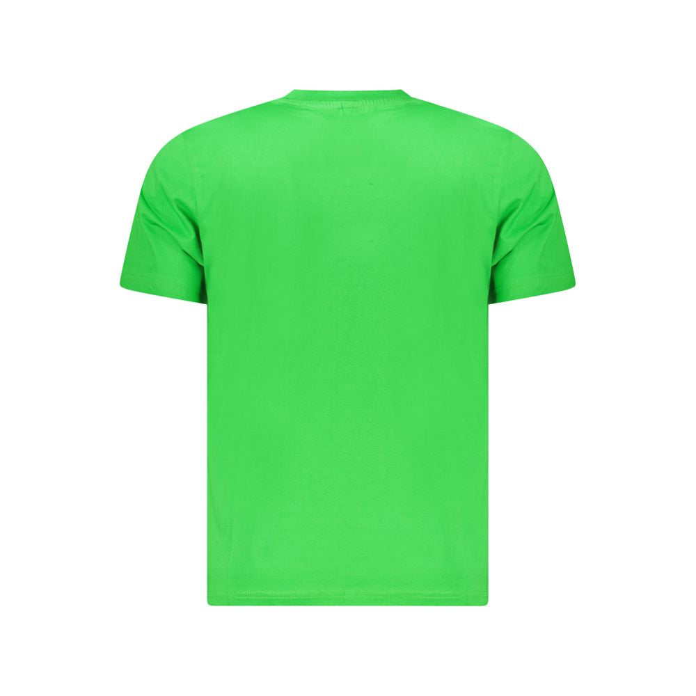 North Sails Green Cotton Men T-Shirt North Sails