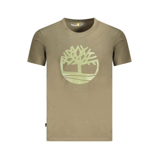 Timberland Green Cotton T-Shirt Timberland