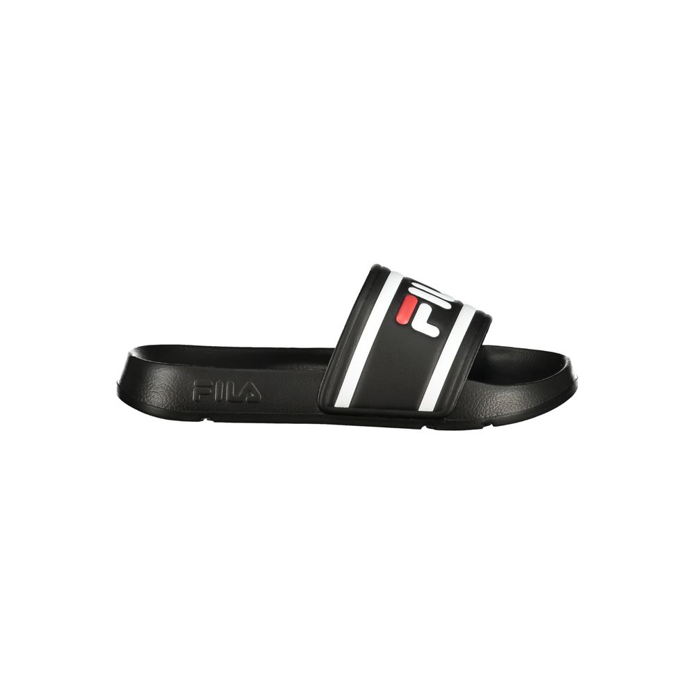 Fila Black Polyurethane Women Slipper Fila