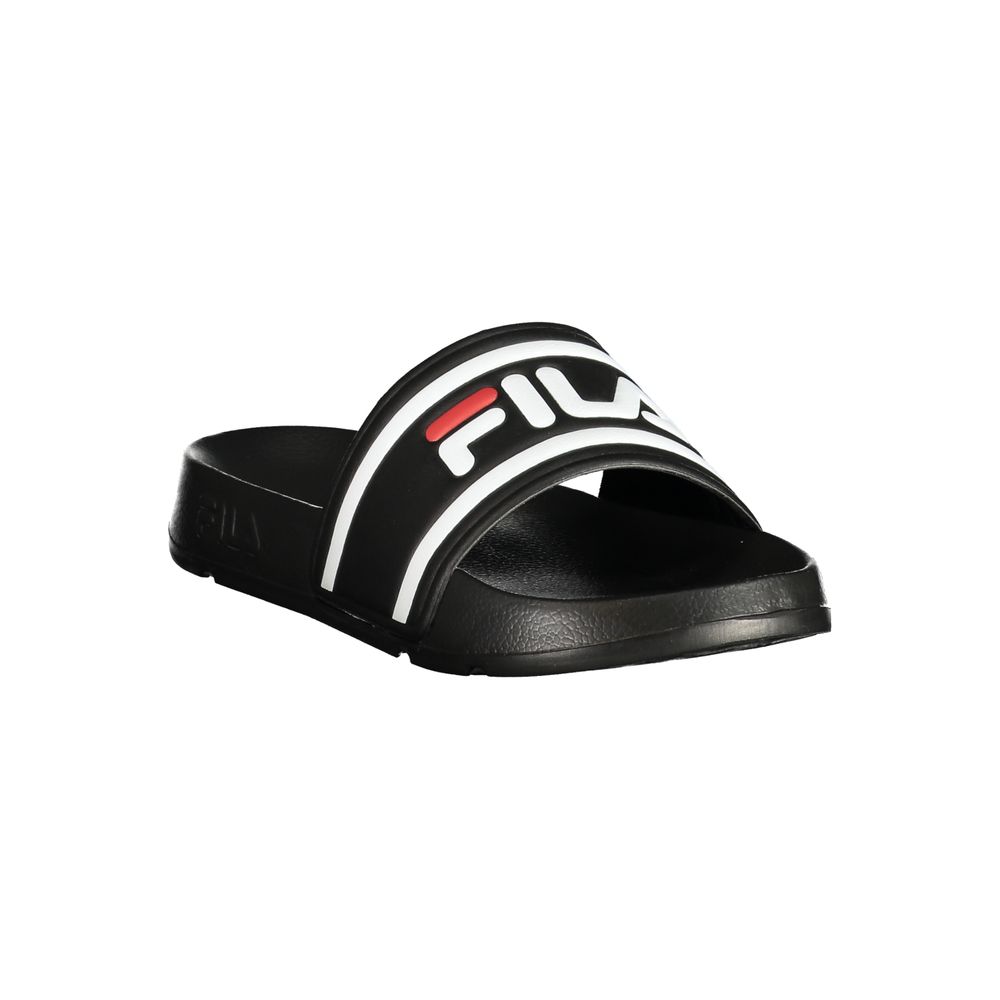 Fila Black Polyurethane Women Slipper Fila