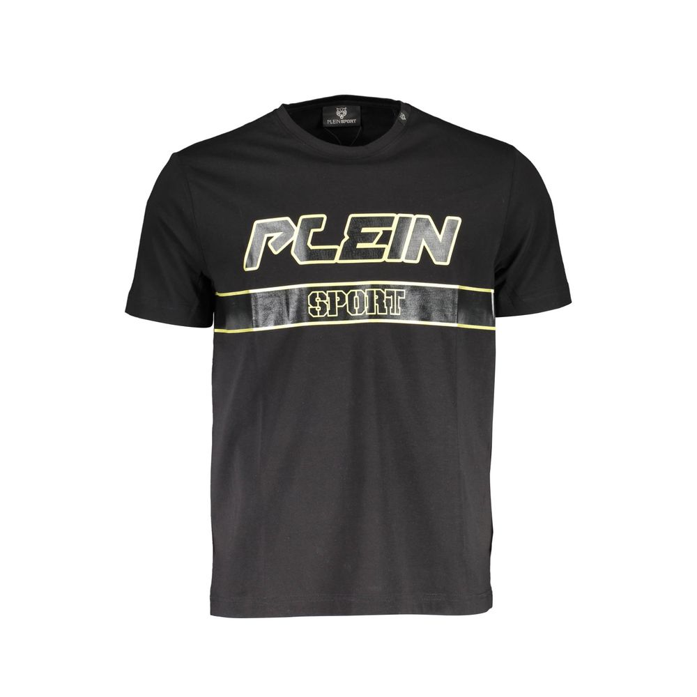 Plein Sport Black Cotton Men TShirt Plein Sport