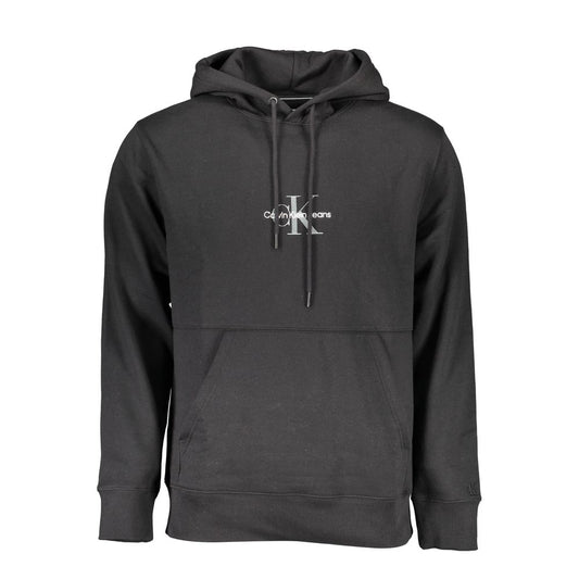 Calvin Klein Black Cotton Men Sweater Calvin Klein