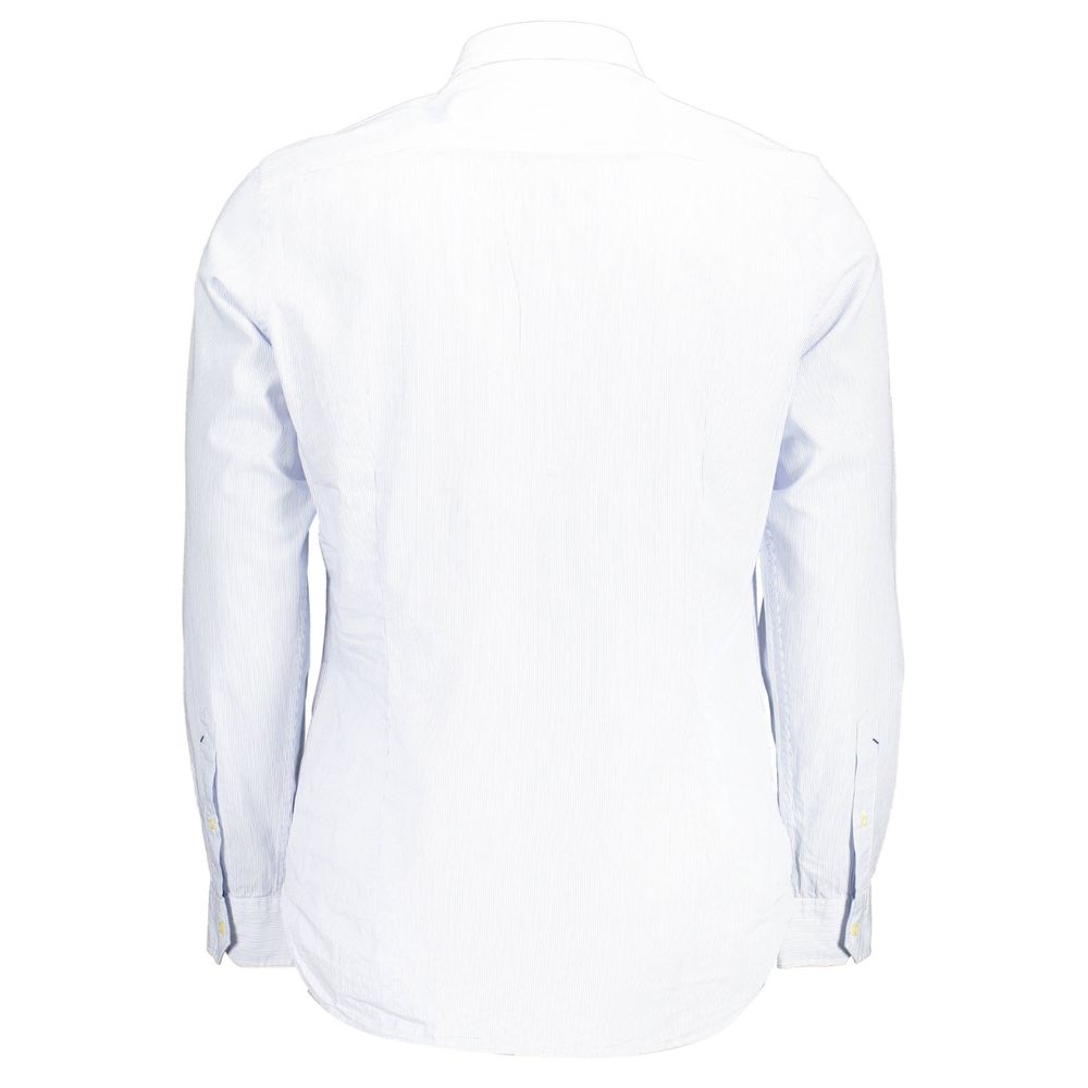 U.S. POLO ASSN. Light Blue Cotton Men Shirt U.S. POLO ASSN.
