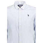 U.S. POLO ASSN. Azzurro Cotton Men's Shirt