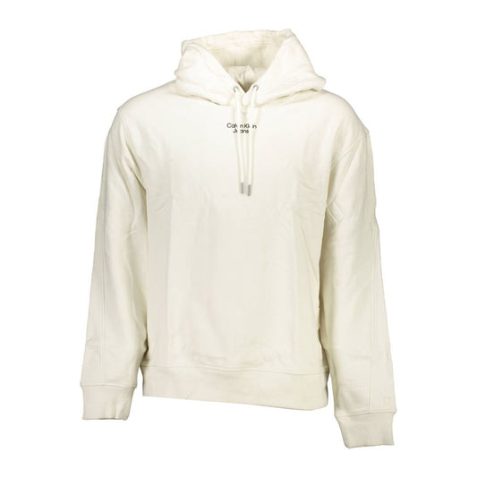 Calvin Klein White Cotton Men Sweater Calvin Klein