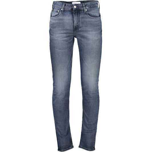 Calvin Klein Blue Cotton Jeans & Pant Calvin Klein
