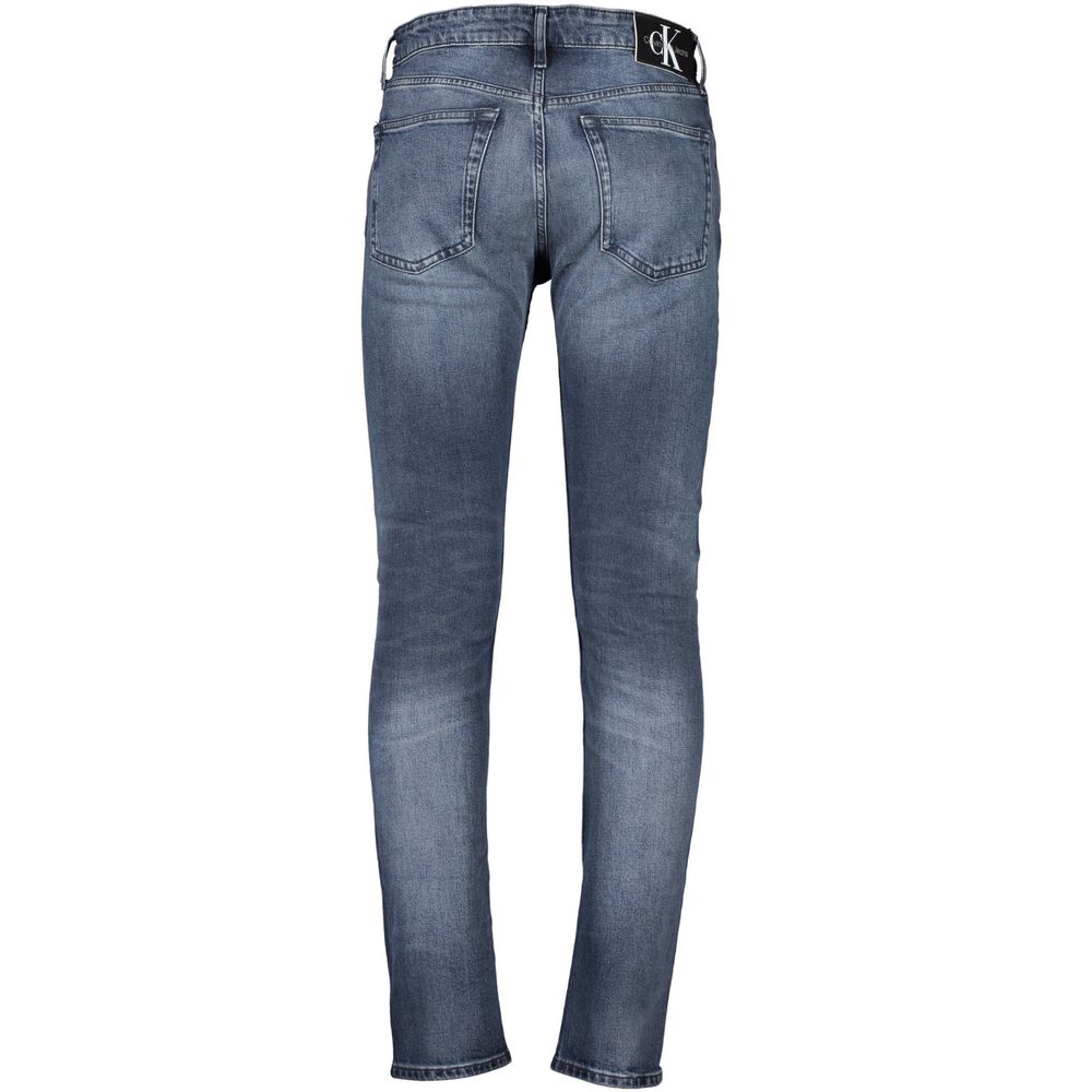Calvin Klein Blue Cotton Jeans & Pant Calvin Klein