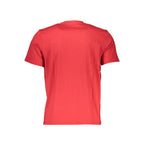 North Sails Rosso cotton men's T-shirt with crew neck and short sleeves, featuring a classic design and breathable fabric.