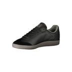 White Napapijri polyurethane men's sneaker with sleek design and textured sole, displayed on a plain background.