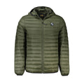 Green Cavalli Class polyamide men's jacket with a sleek design, featuring a front zipper and lightweight fabric.