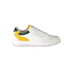 Tommy Hilfiger Bianco leather men's sneaker with white upper, laces, and brand logo detail on the side.
