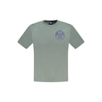 North Sails Verde cotton men's T-shirt featuring a classic crew neck and North Sails logo on the chest.