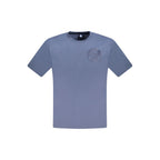 North Sails Blu Cotton Men’s T-Shirt showing a casual fit with a crew neck and North Sails logo on the chest.