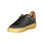 Blauer Nero men's leather sneaker featuring black design, lace-up closure, and stylish casual footwear for men.