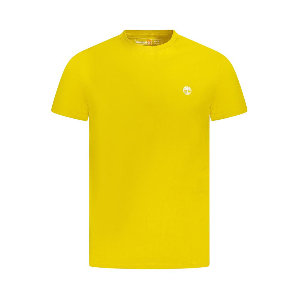 Timberland Yellow Cotton Men T-Shirt Timberland
