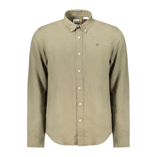 Timberland Green Cotton Shirt Timberland