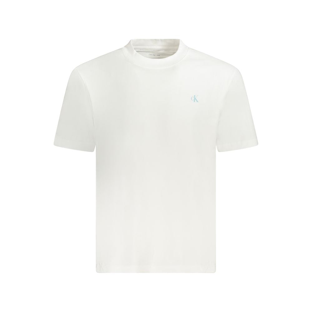 Calvin Klein White Cotton T-Shirt Calvin Klein