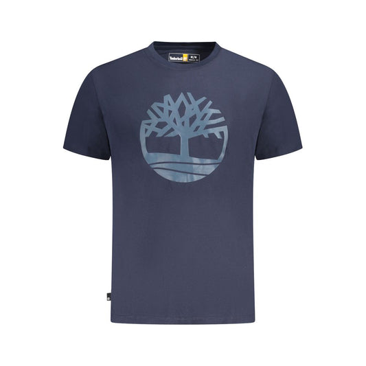 Timberland Blue Cotton T-Shirt Timberland