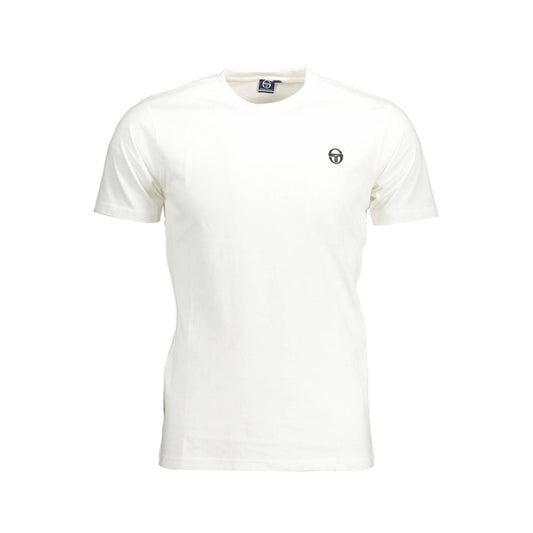 Sergio Tacchini White Cotton Men T-Shirt Sergio Tacchini