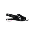 Calvin Klein Nero Poliuretano women's sandals featuring black polyurethane straps and a comfortable open-toe design.