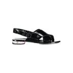 Calvin Klein Nero Poliuretano women's sandals featuring black polyurethane straps and a comfortable open-toe design.