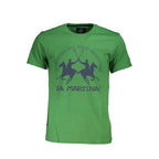 La Martina Verde Cotton Men's T-Shirt