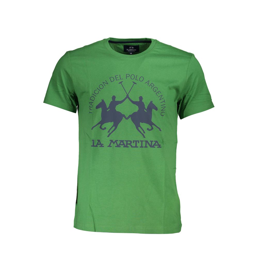 La Martina Verde Cotton Men's T-Shirt La Martina