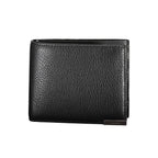 Calvin Klein Nero leather men's wallet with multiple card slots and a sleek, minimalist design.