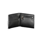 Calvin Klein Nero leather men's wallet with multiple card slots and sleek design, featuring the brand logo on the front.