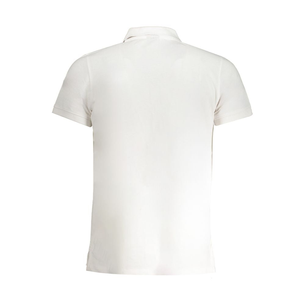 Norway 1963 white cotton men's polo shirt with a classic collar and short sleeves, displayed flat on a neutral background.
