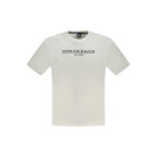 North Sails Bianco Cotton men's T-shirt featuring a classic crew neck and minimal branding on a plain white background