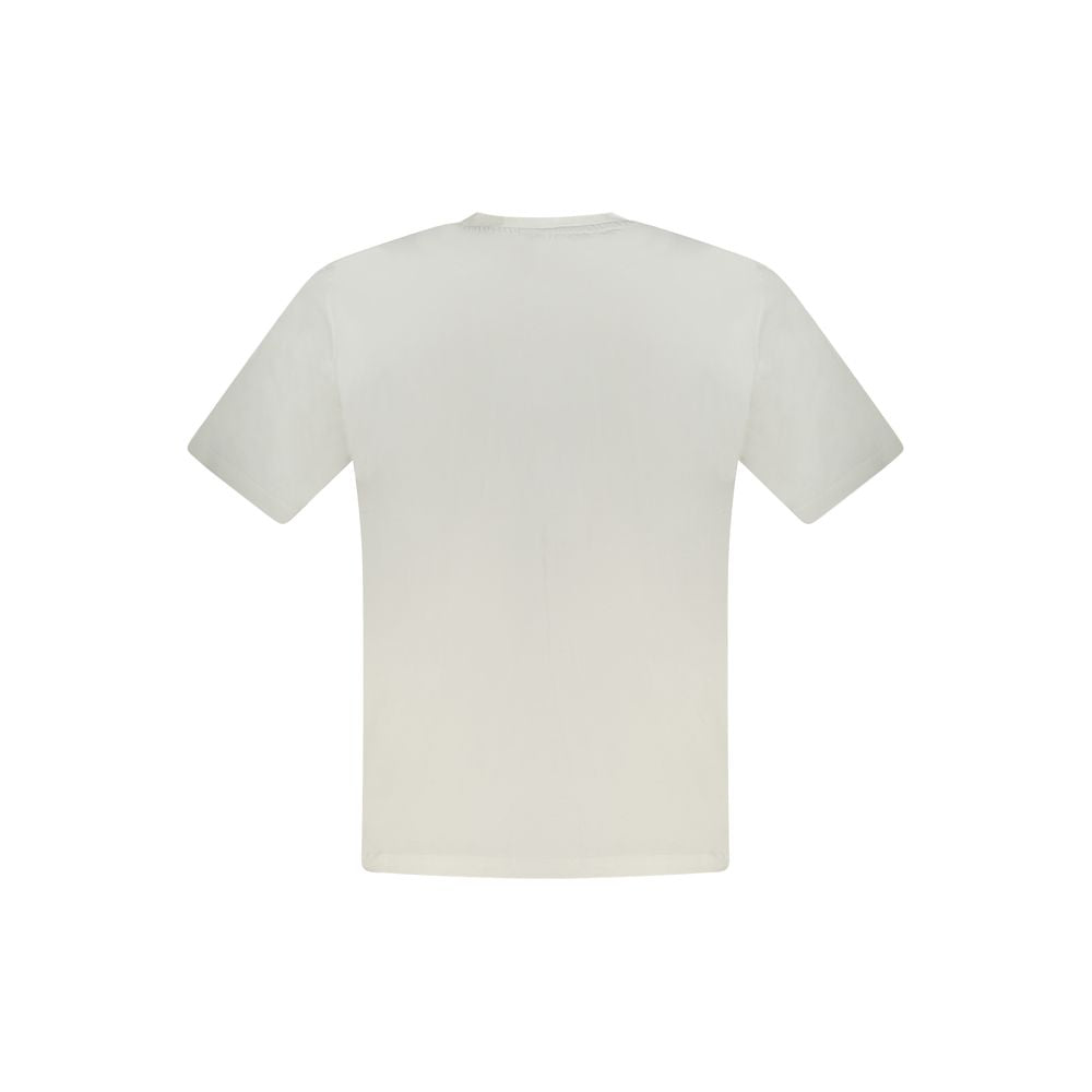 White North Sails Bianco Cotton men's T-shirt with short sleeves and crew neckline, displayed flat on a plain background.