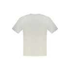 White North Sails Bianco Cotton men's T-shirt with short sleeves and crew neckline, displayed flat on a plain background.