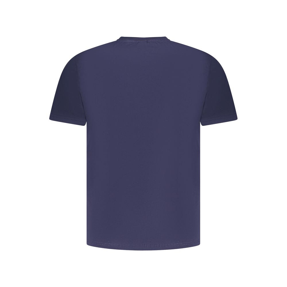 North Sails Blu Cotton Men’s T-Shirt with crew neck and short sleeves, featuring the North Sails logo on the chest.