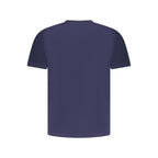 North Sails Blu Cotton Men’s T-Shirt with crew neck and short sleeves, featuring the North Sails logo on the chest.
