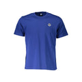 Blue cotton men's T-shirt by North Sails featuring a classic fit and simple design.