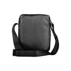 Calvin Klein Nero polyester men's shoulder bag with adjustable strap and minimalist design, suitable for everyday use.