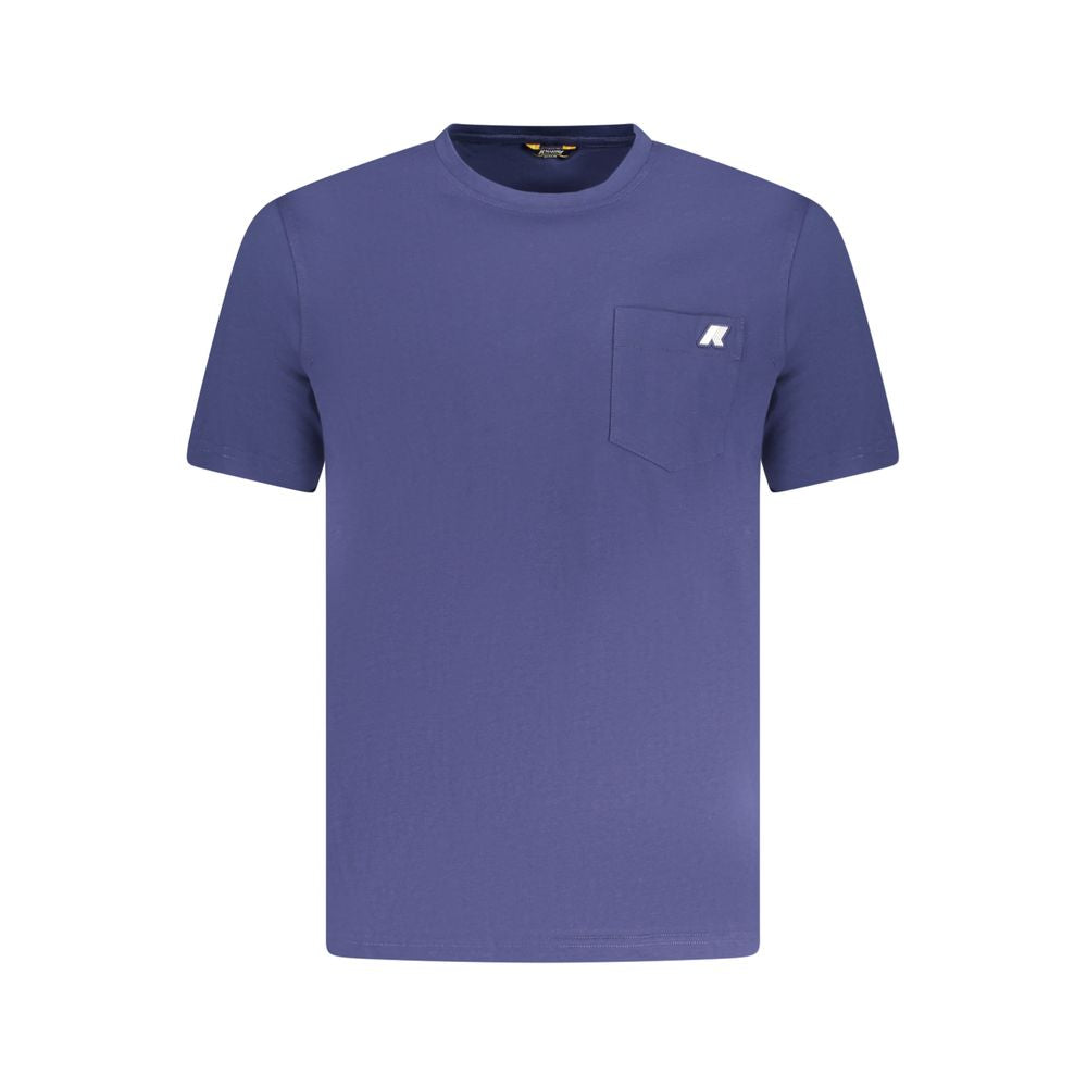 K-WAY Blue Cotton T-Shirt K-WAY