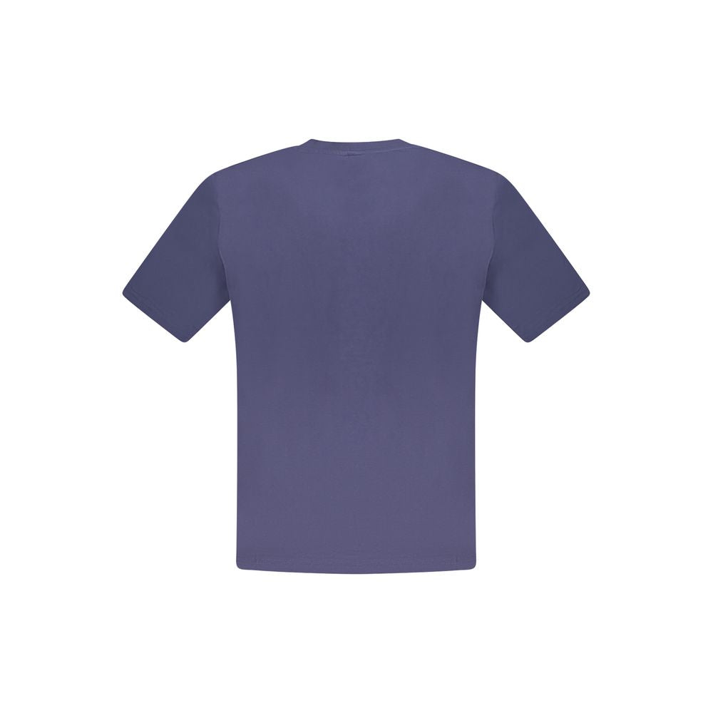 Blue cotton men's T-shirt from North Sails with a casual fit and short sleeves, displayed on a plain background.