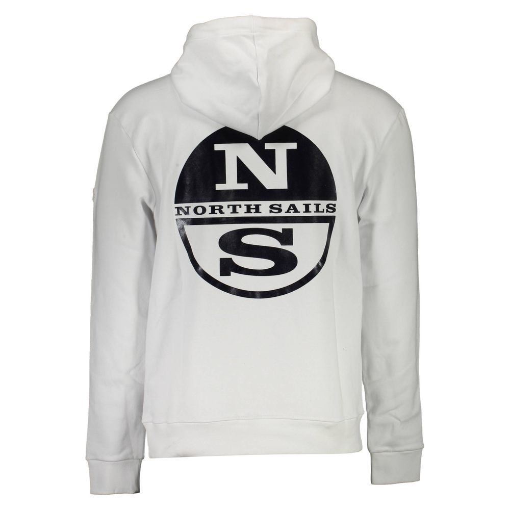 North Sails White Cotton Men's Sweater North Sails