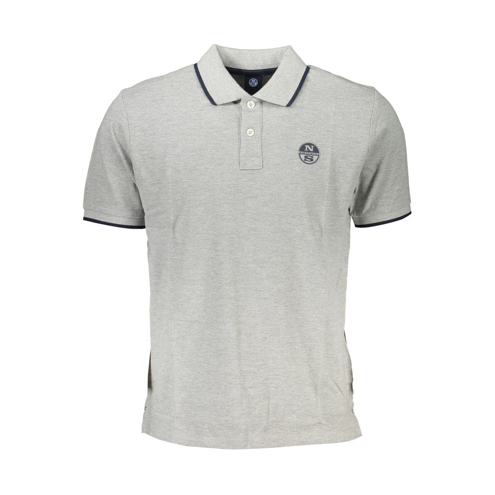 North Sails Brown Cotton Men Polo Shirt North Sails