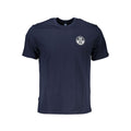North Sails Blu Cotton Men’s T-Shirt with crew neck and short sleeves, featuring a casual fit and classic design.