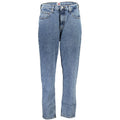 Pair of Tommy Hilfiger blue cotton women’s jeans showing classic fit and denim texture.