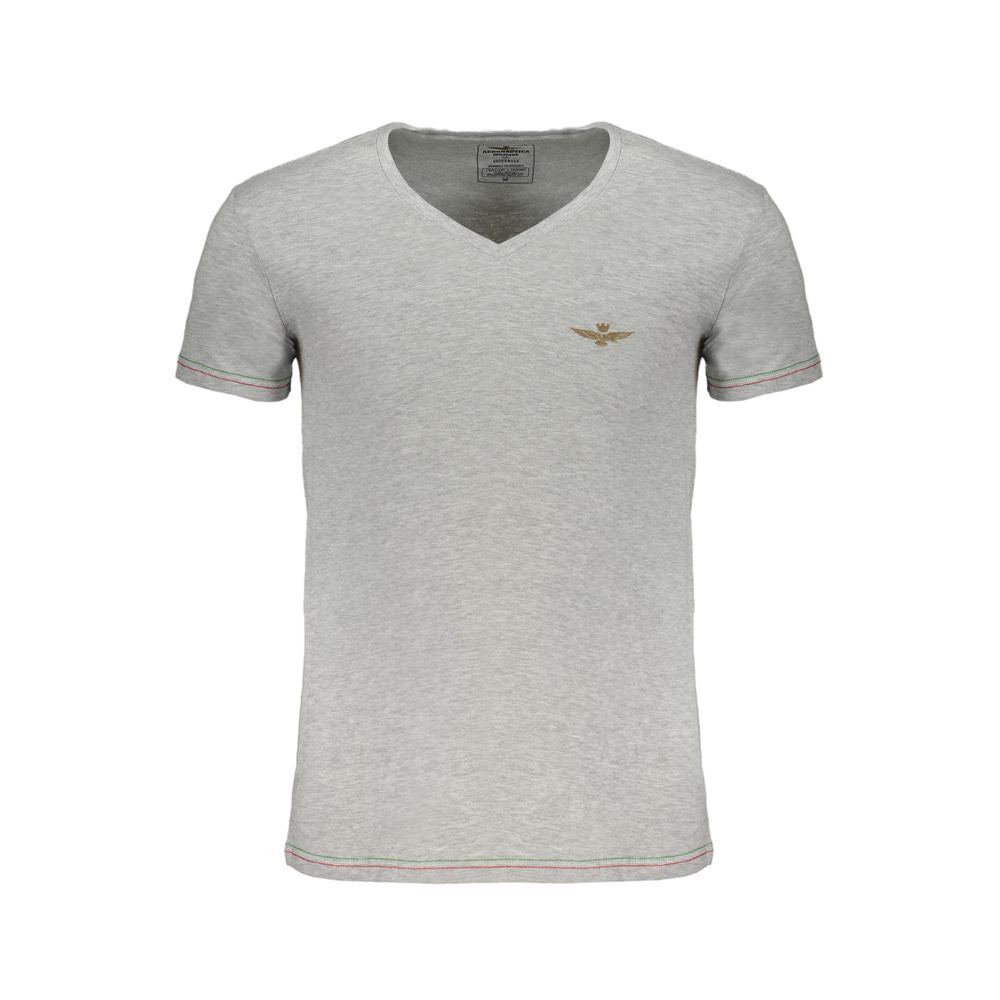 Aeronautica Militare Brown Cotton Men T-Shirt Aeronautica Militare