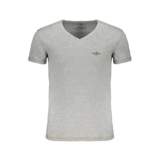 Aeronautica Militare Brown Cotton Men T-Shirt Aeronautica Militare