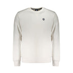 White North Sails cotton men's sweatshirt with a classic crewneck design and subtle branding on the chest.