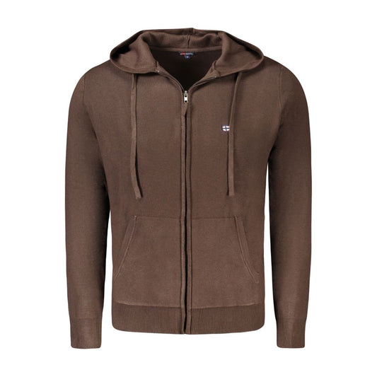 Norway 1963 Brown Polyamide Men Cardigan Norway 1963
