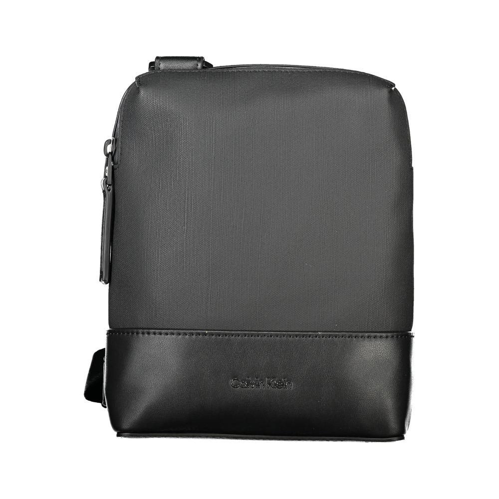 Calvin Klein Black Polyester Men Shoulder Bag Calvin Klein